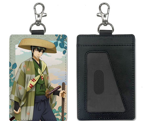 COSPA Gintama New Illustration Toshiro Hijikata Pass Case (w/Swivel Snap Hook) Traveling Outfit Ver. 이미지 1
