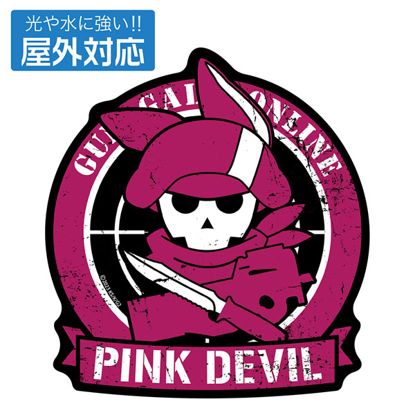 COSPA Sword Art Online Alternative Gun Gale Online II Pink Devil Outdoor Sticker