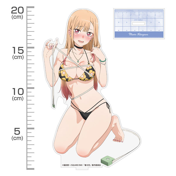 COSPA TV Anime "My Dress-Up Darling" New Illustration Marin Kitagawa Acrylic Stand (Large) Thrilling Measurements Ver.