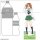 Curtain Damashii Girls und Panzer das Finale New Illustration Jumbo Acrylic Stand (Miho Nishizumi / School Uniform) 图片 2