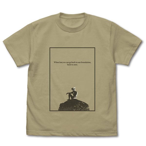 COSPA Ultraman Zero Tatazumu Ultraman Zero T-shirt /SAND KHAKI-M