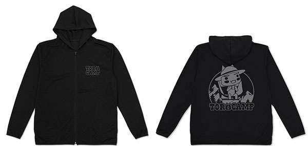 COSPA Dokodemo Issho Toro Thin Dry Hoodie Relaxing Camp Ver. /BLACK-XXL รูปภาพ 1