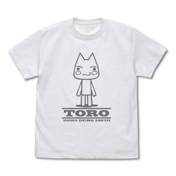 COSPA Dokodemo Issho Toro Vintage T-shirt /WHITE-XL รูปภาพ 1