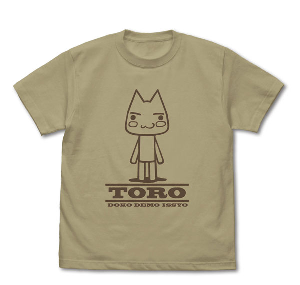 COSPA Dokodemo Issho Toro Vintage T-shirt /SAND KHAKI-XL รูปภาพ 1
