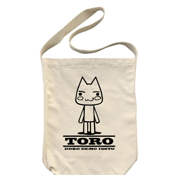 COSPA Dokodemo Issho Toro Vintage Shoulder Tote Bag /NATURAL รูปภาพ 1