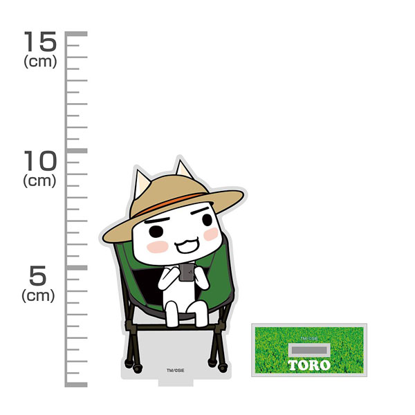 COSPA Dokodemo Issho Toro Acrylic Stand Relaxing Camp Ver.
