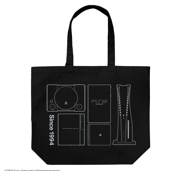 COSPA PlayStation Large Tote Bag for PlayStation (Hardware) /BLACK Bild 1