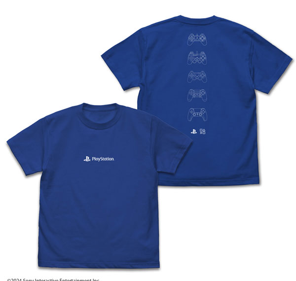 COSPA PlayStation Controller T-shirt for PlayStation /ROYAL BLUE-S Bild 1