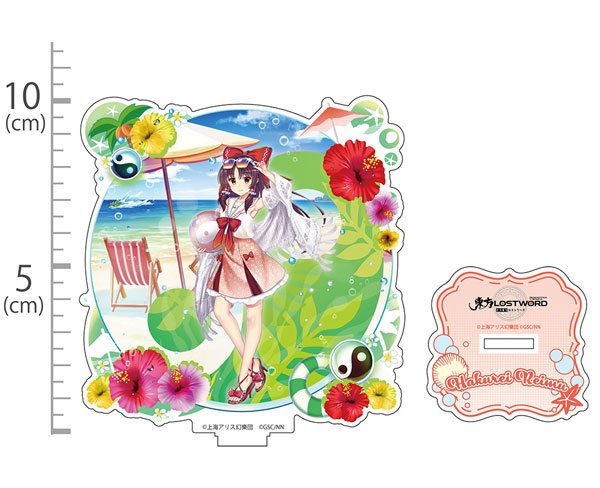 COSPA Touhou LostWord Reimu Hakurei Acrylic Stand Leisurely Shrine Maiden of Paradise Ver. รูปภาพ 1