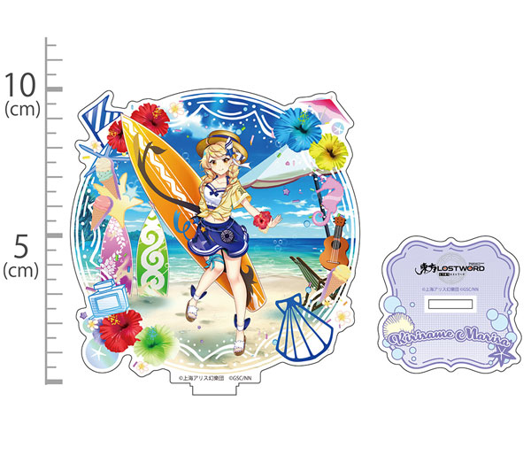 COSPA Touhou LostWord Marisa Kirisame Acrylic Stand Witch of Scarlet Dreams on Vacation Ver. 圖片 1