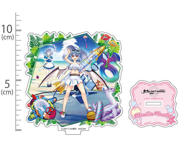 COSPA Touhou LostWord Remilia Scarlet Acrylic Stand Vampire Prepared for Splashes and Sunlight Ver.