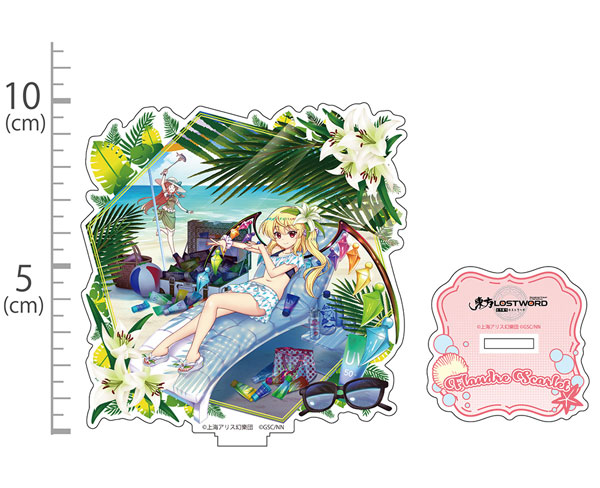 COSPA Touhou LostWord Flandre Scarlet Acrylic Stand Vampire's Sister Prepared for Splashes and Sunlight Ver. รูปภาพ 1