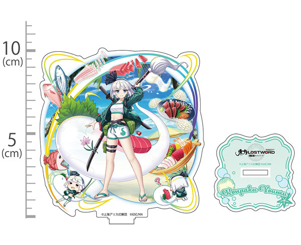 COSPA Touhou LostWord Youmu Konpaku Acrylic Stand Sunny Dual-Wielder Ver. รูปภาพ 1