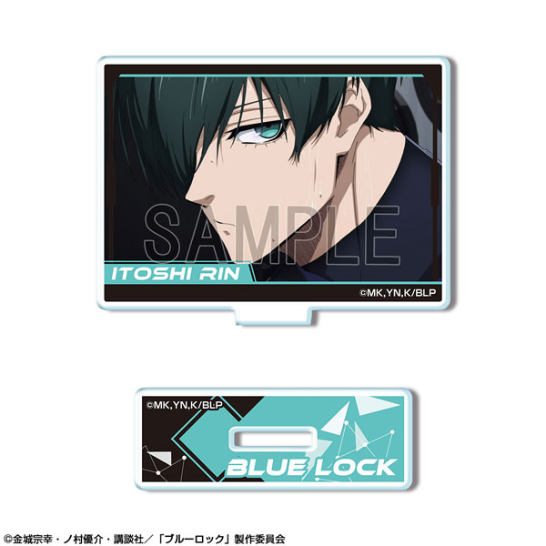 License Agent TV Anime "Bluelock" Mini Acrylic Stand Ver.2 Design 04 (Rin Itoshi /A) 图片 1