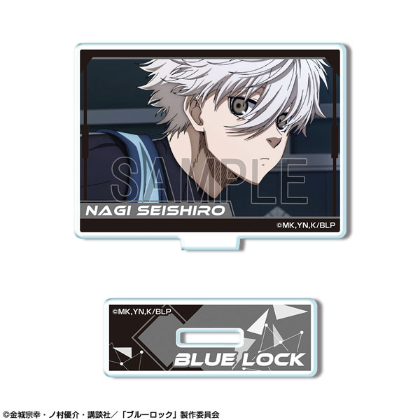 License Agent TV Anime "Bluelock" Mini Acrylic Stand Ver.2 Design 07 (Seishirou Nagi /A) image 1