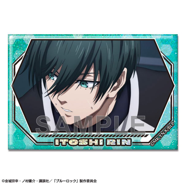 License Agent TV Anime "Bluelock" Hologram Tin Badge Ver.2 Design 04 (Rin Itoshi /A) 图片 1