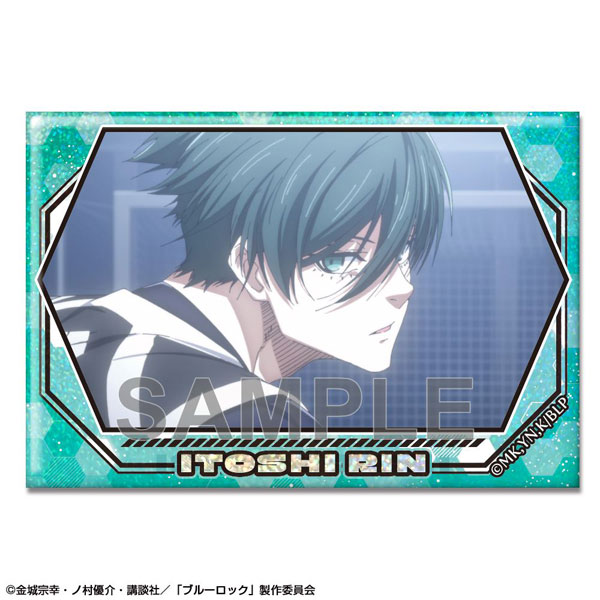 License Agent TV Anime "Bluelock" Hologram Tin Badge Ver.2 Design 05 (Rin Itoshi /B)