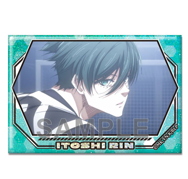 License Agent TV Anime "Bluelock" Hologram Tin Badge Ver.2 Design 05 (Rin Itoshi /B) รูปภาพ 1