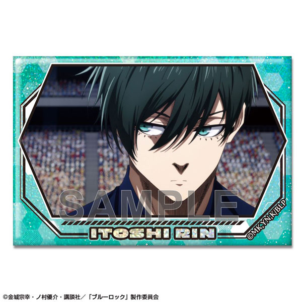 License Agent TV Anime "Bluelock" Hologram Tin Badge Ver.2 Design 06 (Rin Itoshi /C) 图片 1