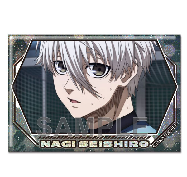 License Agent TV Anime "Bluelock" Hologram Tin Badge Ver.2 Design 07 (Seishirou Nagi /A) รูปภาพ 1