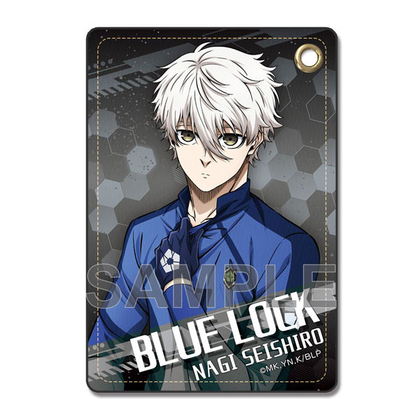 License Agent TV Anime "Bluelock" Leather Pass Case Ver.2 Design 03 (Seishirou Nagi) รูปภาพ 1