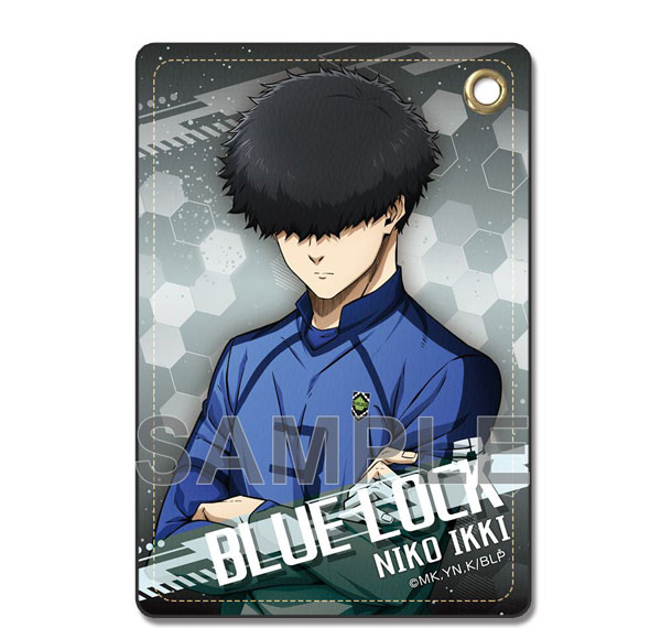 License Agent TV Anime "Bluelock" Leather Pass Case Ver.2 Design 05 (Ikki Niko) Bild 1