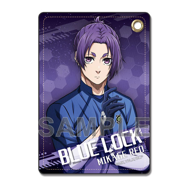 License Agent TV Anime "Bluelock" Leather Pass Case Ver.2 Design 07 (Reo Mikage) รูปภาพ 1