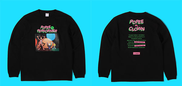 Natalie Store Popee the Performer Popee the Clown Long-sleeve T-shirt Black S รูปภาพ 1