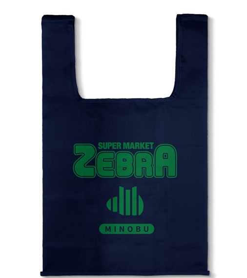 COSPA "Yuru Camp SEASON3" Zebra Eco Bag /NAVY รูปภาพ 1