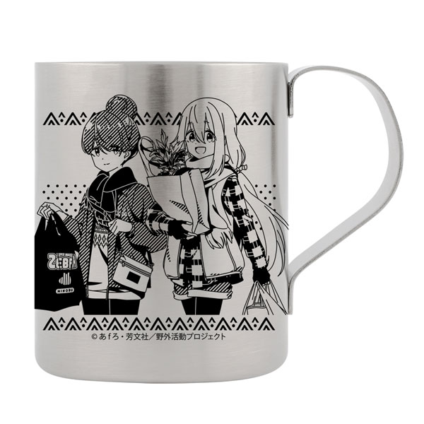 COSPA "Yuru Camp SEASON3" New Illustration Rin & Nadeshiko Double-layered Stainless Steel Mug Shopping at Zebra Ver.