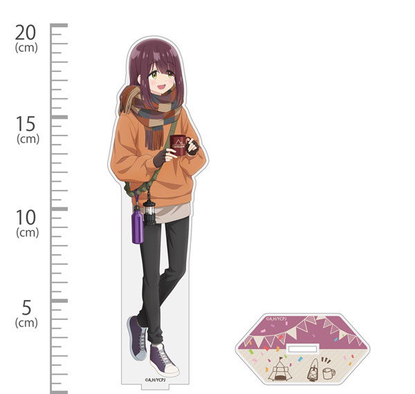 COSPA "Yuru Camp SEASON3" New Illustration Ayano Toki Acrylic Stand (Large) Birthday Camp Ver. รูปภาพ 1