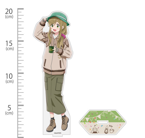 COSPA "Yuru Camp SEASON3" New Illustration Aoi Inuyama Acrylic Stand (Large) Birthday Camp Ver.