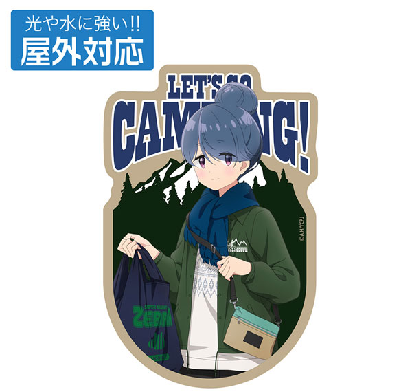 COSPA "Yuru Camp SEASON3" New Illustration Rin Shima Outdoor Compatible Sticker Shopping at Zebra Ver.