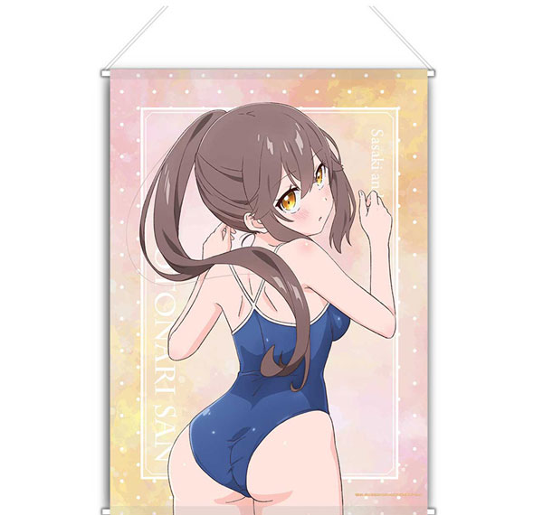 MS Factory Sasaki and Peeps [New Illustration] B2 Wall Scroll Otonari-san (Swimsuit)