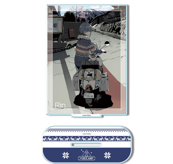 License Agent Yuru Camp SEASON3 Acrylic Stand Design 02 (Rin Shima) Bild 1