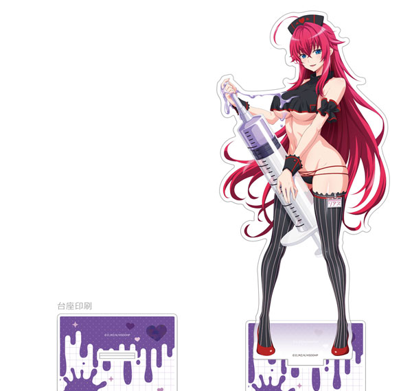 Curtain Damashii High School D x D HERO New Illustration Jumbo Acrylic Stand (Rias Gremory / Black Nurse) รูปภาพ 1