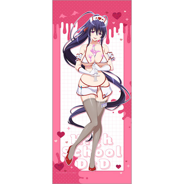Curtain Damashii High School D x D HERO New Illustration Jumbo Wall Scroll (Akeno Himejima / White Nurse)