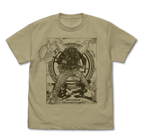COSPA Dorohedoro (Original Comic Version) Kaiman T-shirt The King of The Gyoza Ver./SAND KHAKI-S รูปภาพ 1