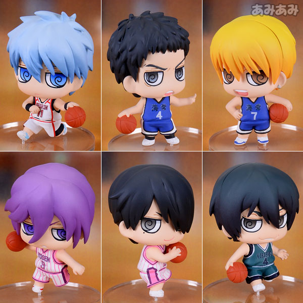 MegaHouse Petit Chara! Series Kuroko's Basketball Shiai Hen 1Q Complete 6 Type Set