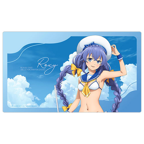Curtain Damashii Mushoku Tensei: Jobless Reincarnation II -Isekai Ittara Honki Dasu- New Illustration Rubber Mat (Roxy / Marine Sailor Swimsuit)