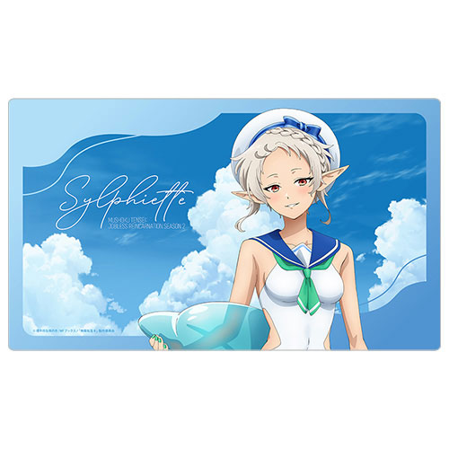 Curtain Damashii Mushoku Tensei: Jobless Reincarnation II -Isekai Ittara Honki Dasu- New Illustration Rubber Mat (Sylphiette / Marine Sailor Swimsuit)