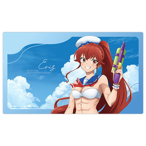 Curtain Damashii Mushoku Tensei: Jobless Reincarnation II -Isekai Ittara Honki Dasu- New Illustration Rubber Mat (Eris / Marine Sailor Swimsuit) image 1