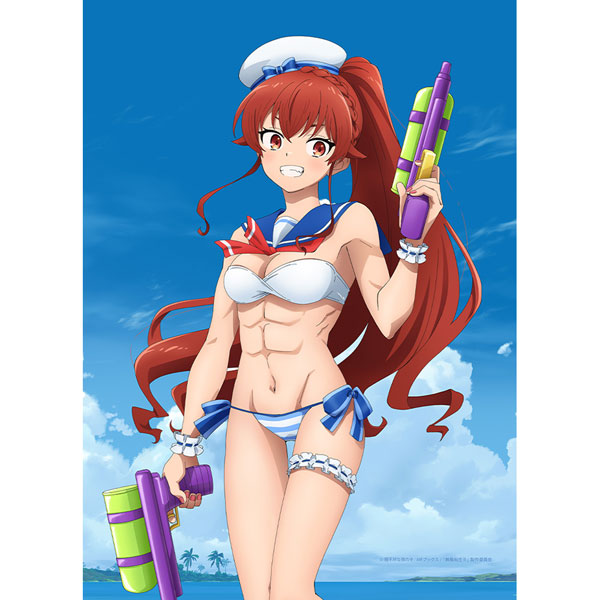 Curtain Damashii Mushoku Tensei: Jobless Reincarnation II -Isekai Ittara Honki Dasu- New Illustration B2 Wall Scroll (Eris/ Marine Sailor Swimsuit) Double Suede