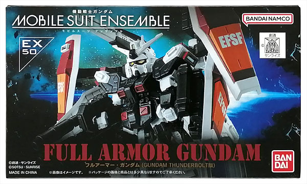 Bandai Mobile Suit Gundam MOBILE SUIT ENSEMBLE EX50 Full Armor Gundam (GUNDAM THUNDERBOLT Edition) (Gashadepa Exclusive) hình ảnh 1