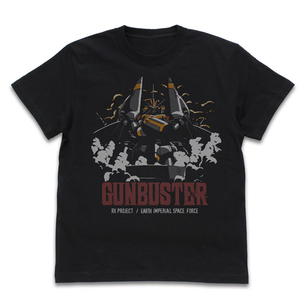 COSPA "Gunbuster" Launch Gunbuster! T-shirt /BLACK-M Bild 1