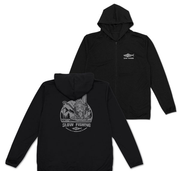 COSPA Made in Abyss The Golden City of the Scorching Sun Fishing Nanachi Thin Dry Hoodie /BLACK-M Bild 1