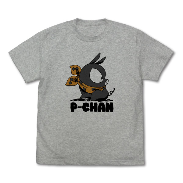 COSPA Ranma 1/2 Pig P-chan T-shirt /MIX GRAY-XL