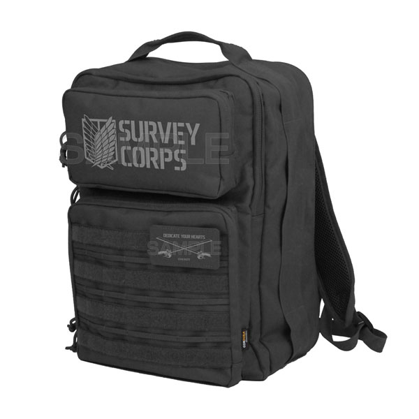 COSPA Attack on Titan Survey Corps Functional Backpack /BLACK 圖片 1
