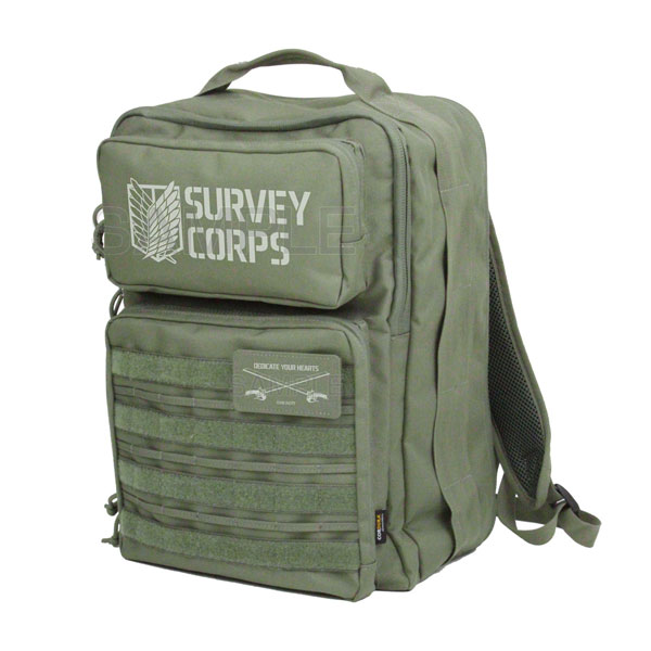 COSPA Attack on Titan Survey Corps Functional Backpack /RANGER GREEN Bild 1
