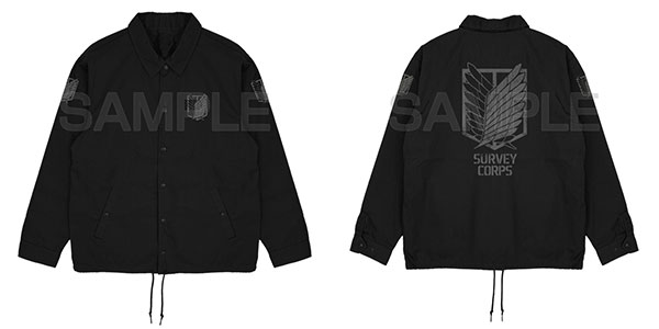 COSPA Attack on Titan Survey Corps T/C Coach Jacket /BLACK-M imagen 1